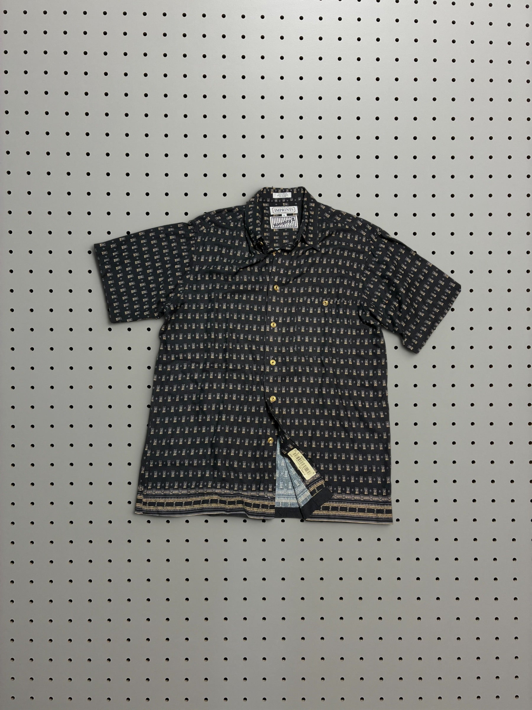 Geometric Opencollar Shirt