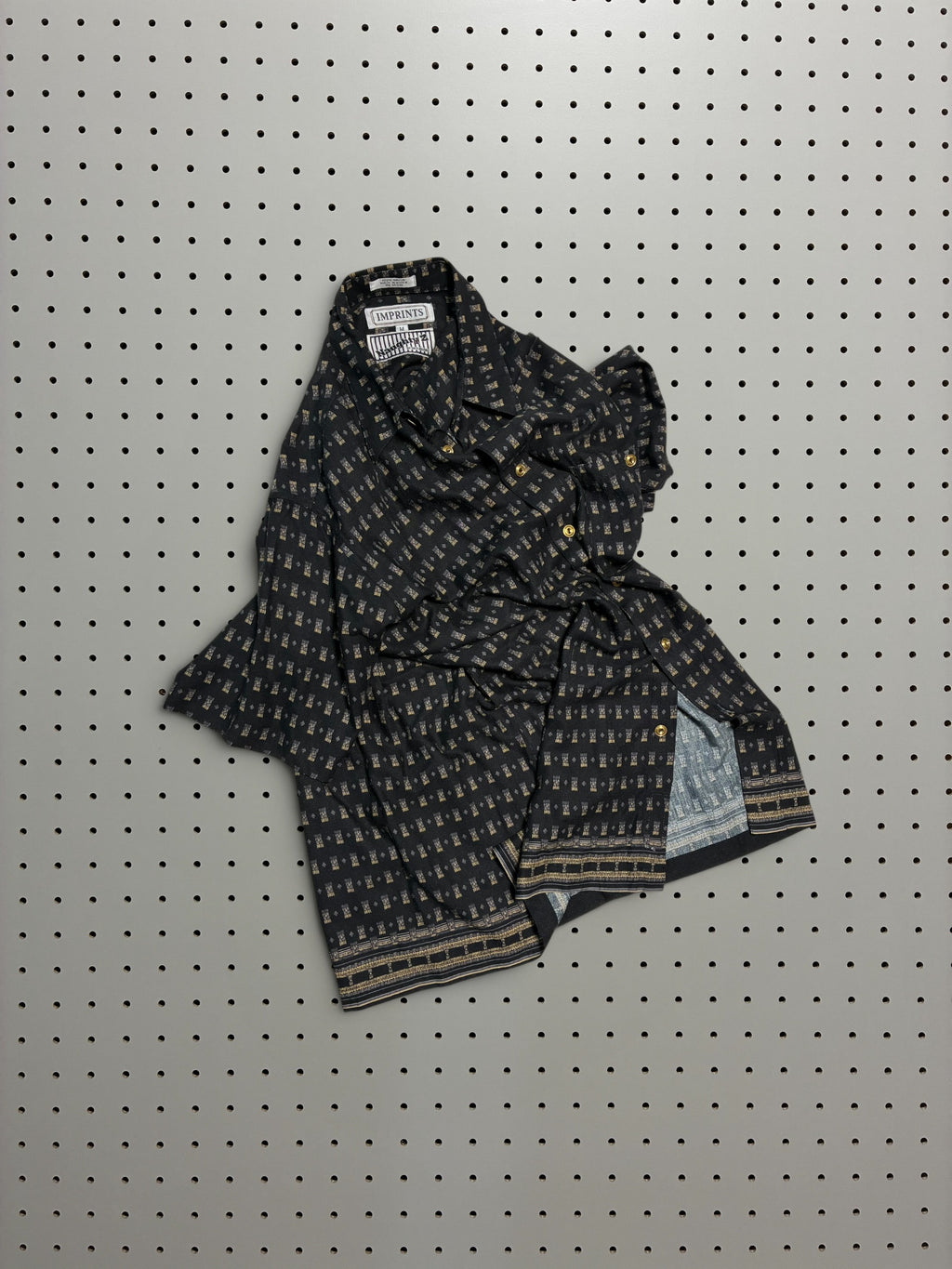 Geometric Opencollar Shirt