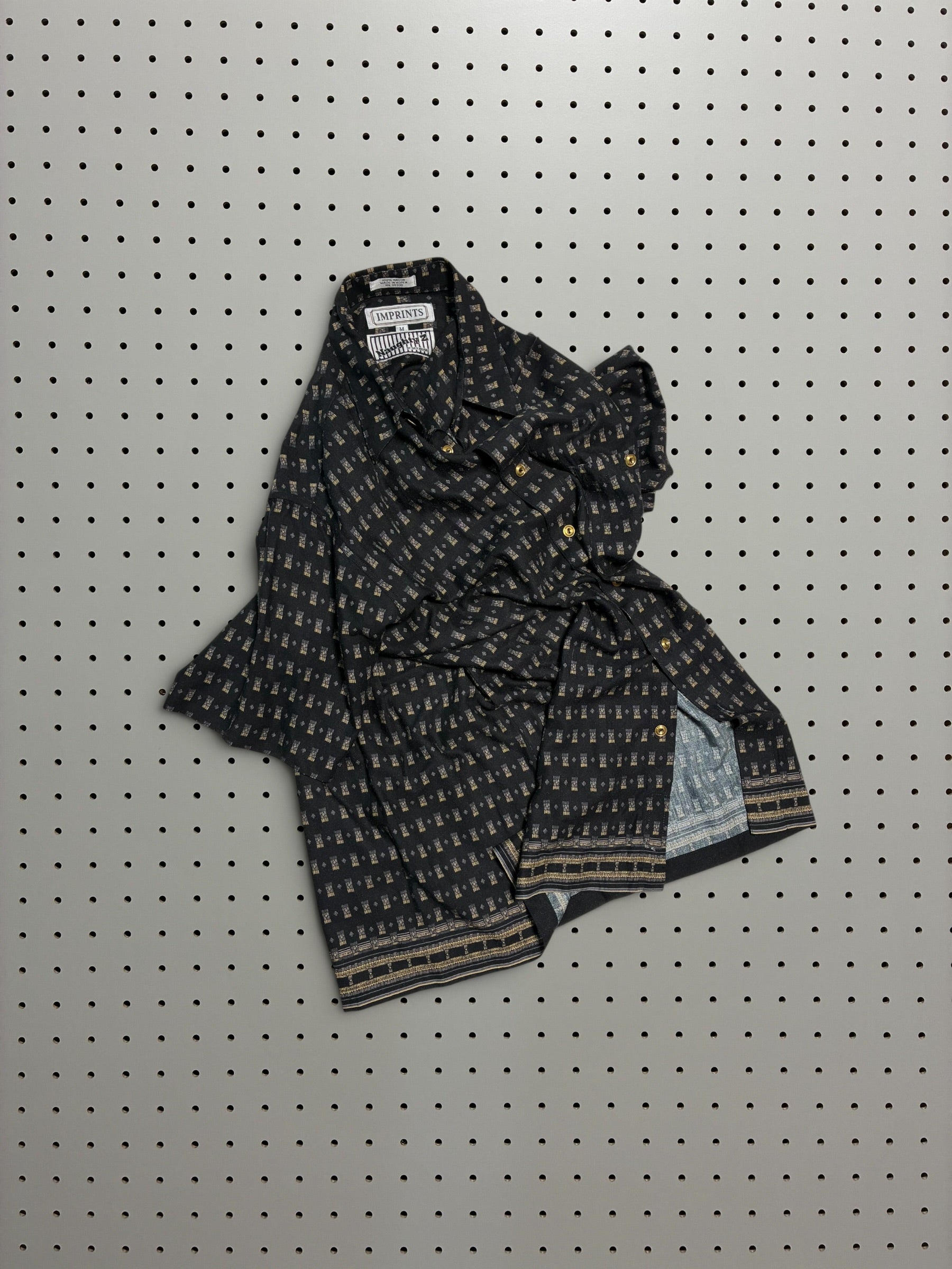Geometric Opencollar Shirt