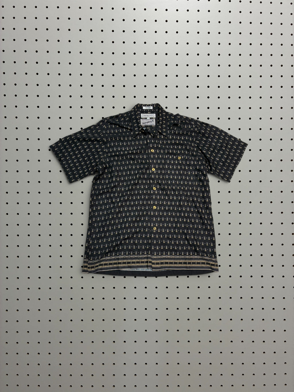 Geometric Opencollar Shirt