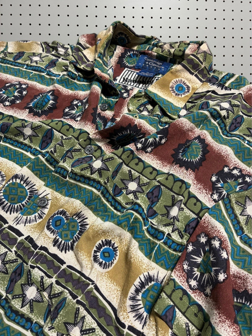 Ethnic pattern shirt
